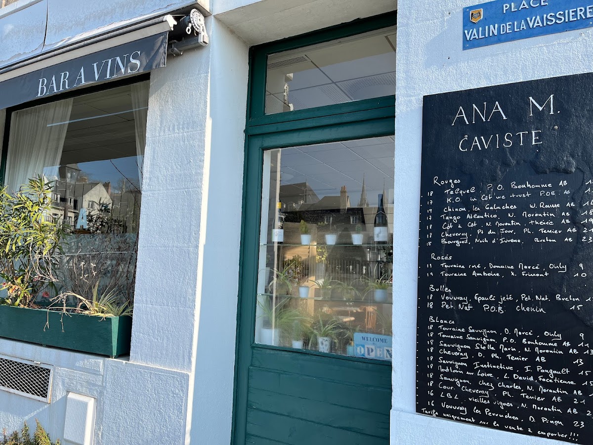 Menu Ana M. Restaurant Et Bar A Vin De Loire-9